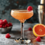 Blinker, rye whisky, grapefruktjuice, hallonsockerlag