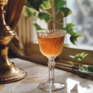 Boothby med rye, söt vermouth, bitters & champagne