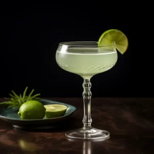 Gimlet med gin, lime & sockerlag