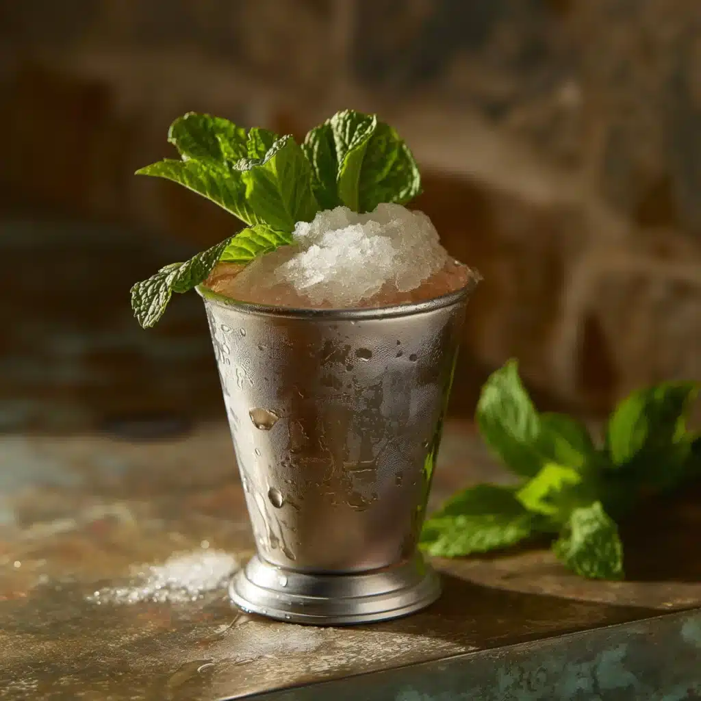 Mint Julep, bourbon & mynta