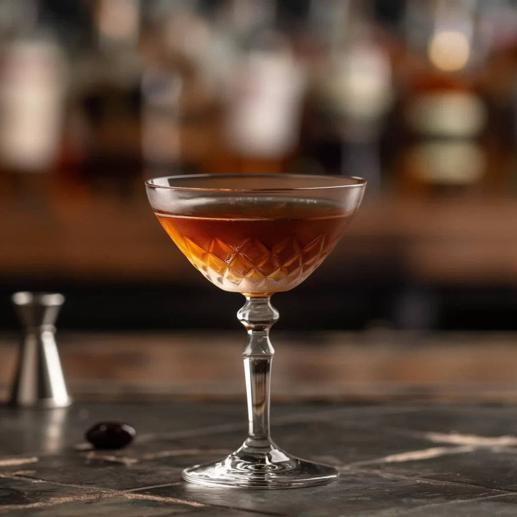Rob Roy med skotsk whisky, söt vermouth & angostura bitter