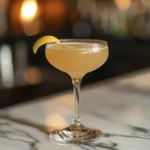 Final Ward görs med rye whisky, grön chartreuse, citronjuice & maraschinolikör