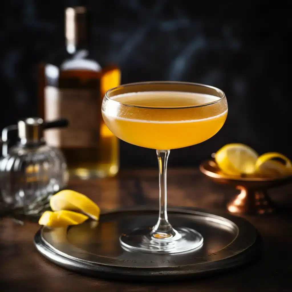 Sidecar med brandy, cointreau, citronjuice