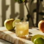 Apple Business med gin, äpplejuice, limejuice & honung