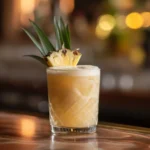 Batida med cachaca, kokosmjölk, fruktsyrup & limejuice