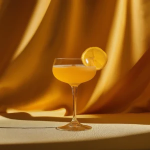 Casino Cocktail med Old Tom Gin, citronjuice, apelsinjuice, maraschinolikör & orange bitters