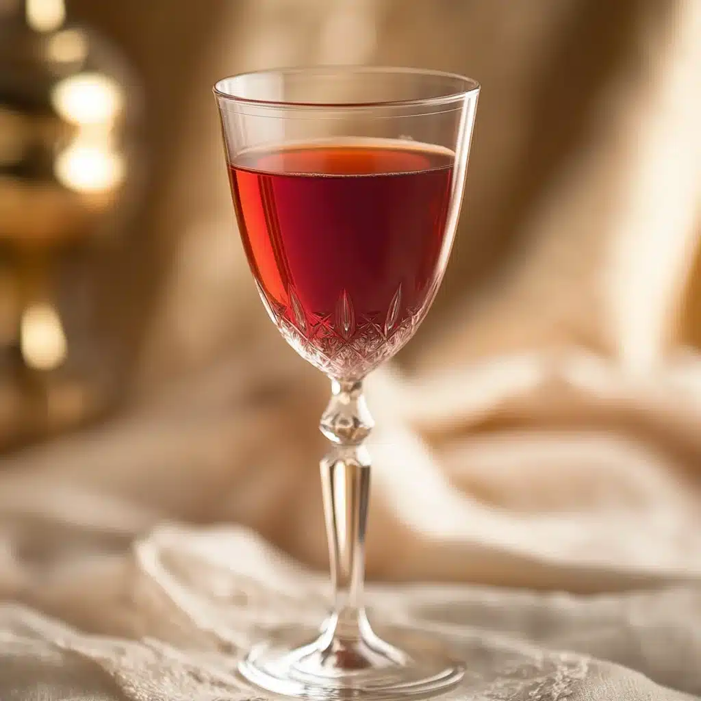 The Noble Cocktail med bourbon & creme de cassis