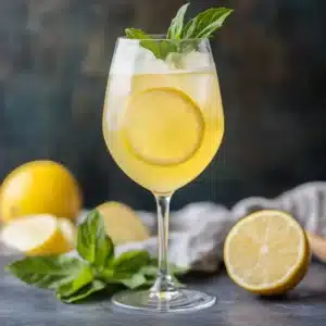 Limoncello Spritz med limoncello, prosecco & soda