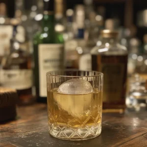 Si Güey med tequila, orange curacao. orange bitters & rökig whisky