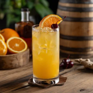 Black-Eyed Susan med vodka, rom, triple sec, apelsinjuice & ananasjuice