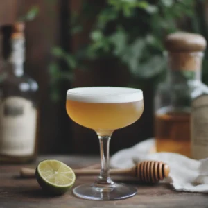 Bumble Bee med rom, limejuice, honung, bitter & äggvita