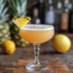 Halekulani med bourbon, demarara, ananasjuice, citronjuice, apelsinjuice, bitters & grenadin