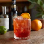 Rome with a view görs med campari, torr vermouth, limejuice, sockerlag & soda