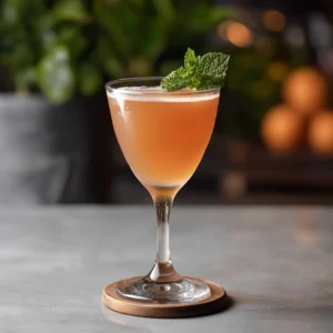 Roots & Rituals med gin, limoncello, amaretto, citronjuice, rosmarinssockerlag & kallbryggt kaffe