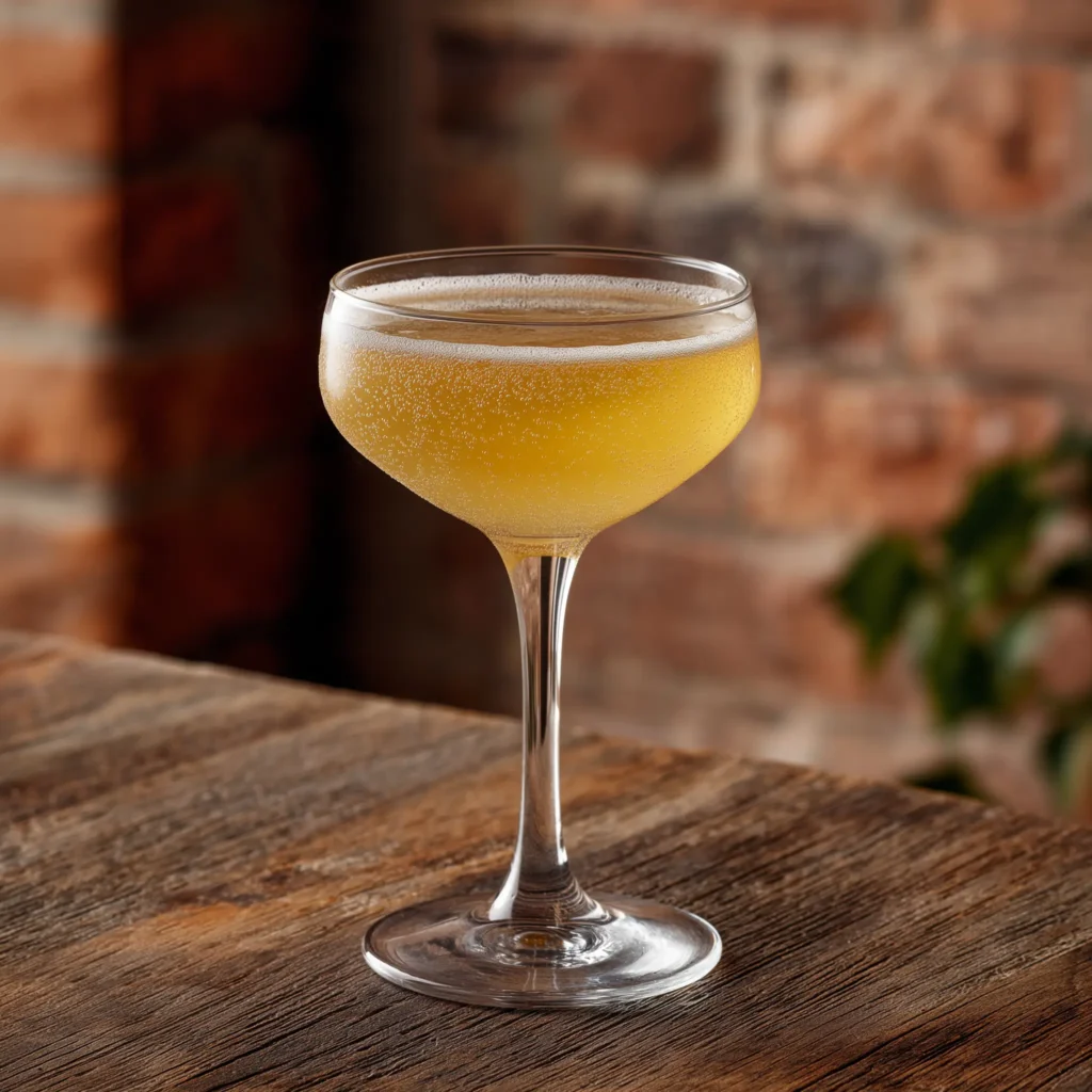 Salvatore Meets med rom, limoncello, limejuice, sockelag & champagne