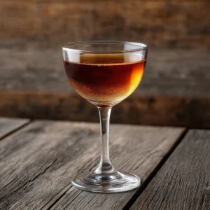A la Louisiane med rye whisky, söt vermouth, Benedictine DOM, absinthe & peychauds