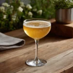 Ambrosia med apple brandy,brandy, triple sec, citronjuice & champagne