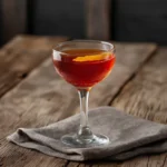 American Presidente görs med guld rom, torr vermouth, orange curacao & grenadine