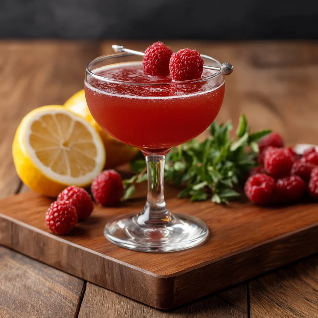 Red Earl med ingefära, hallon, vodka & limoncello