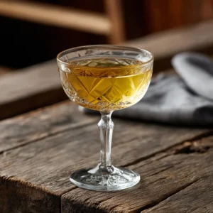 Alaska med gin, gul chartreuse & orange bitters