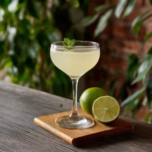 Detroit Martini med vodka, mynta, limejuice & sockerlag