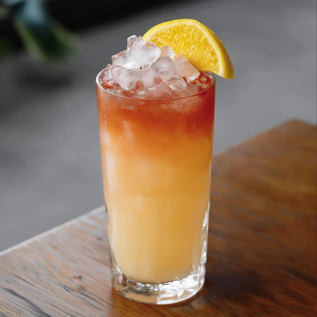 LIttle Boots med ljus rom, amaro montenegro, citronjuice, orgeat, tiki btters & angostura bitters
