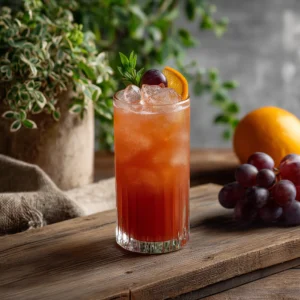 Alabama Slammer med southern comfort, sloe gin, amaretoo & apeslinjuice