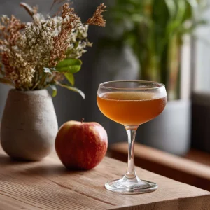Fall Back med rye whisky, apple jack, söt vermouth, amaro nonino & peychauds bitter