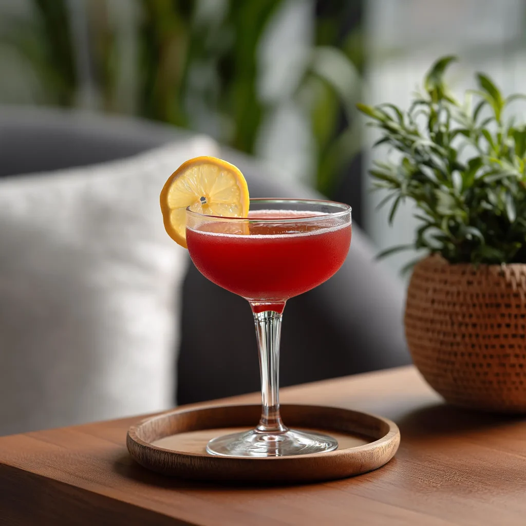 Lantern Fly med jamaikansk rom, citronjuice, amargo vallet & ingefärssockerlag
