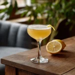 Praying Mantis med islay whisky, gran classico, citronjuice & ingefärssockerlag