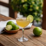 Saladito med mezcal, limejuice, honungsvatten, salt & cayennepeppar