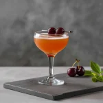 Fairbanks No.1 med gin, apricot brandy, torr vermouth, citronjuice & grenadine