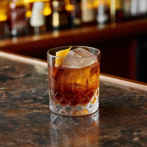 Home on the Range med ryewhisky, dubonnett triple sec & boters