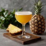 Millennium Cocktail med cognac, orange curacao, ananasjuice & bitters