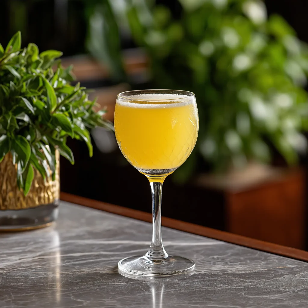 Prestige med rom, ananasjuice, limejuice, falernum & torr vermouth