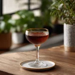 Froupe cocktail med cognac, söt vermouth, benedictin D.O.M & bitters