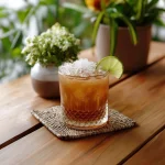 Macunaìma med cachaca, limejuice, fernet & sockerlag