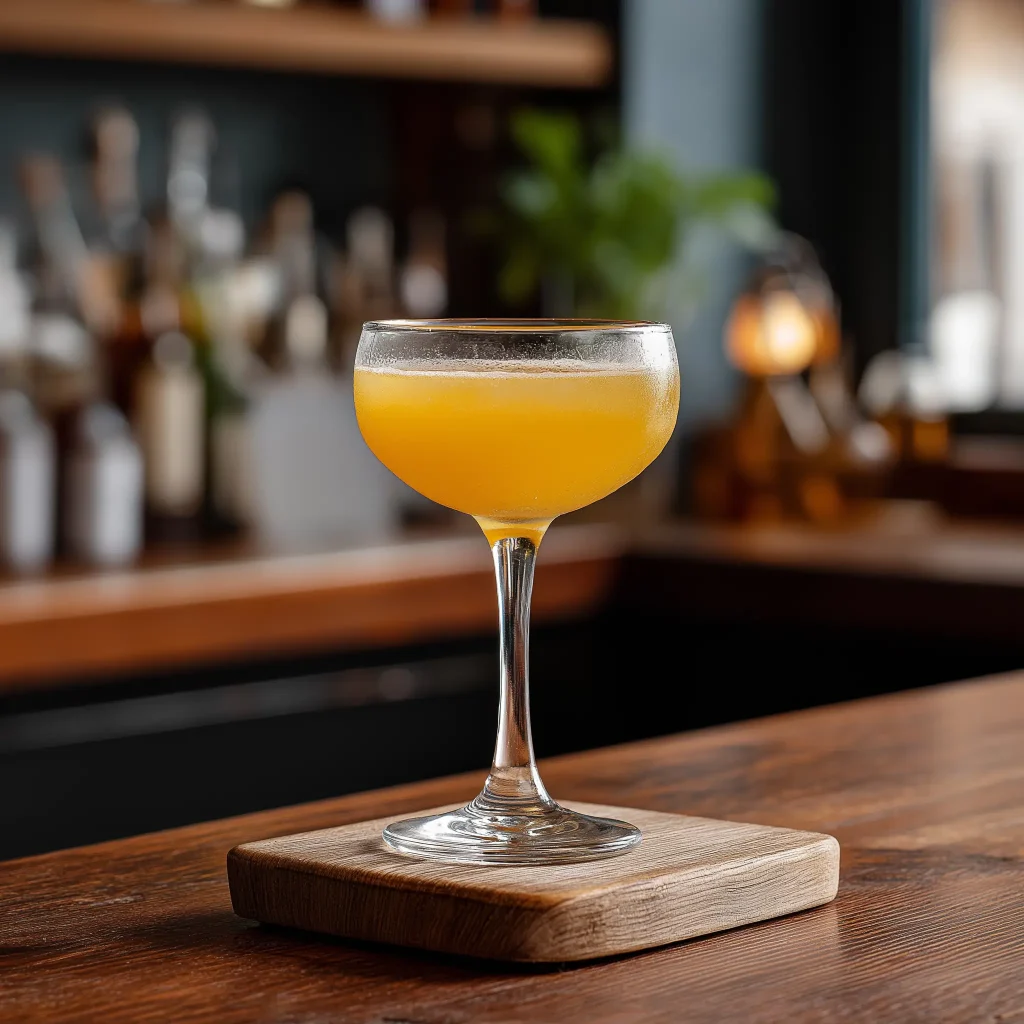 Marigny Marigny med cognac, calvados, citronjuice, grön chartreuse, sockerlag & aromatiska bitter