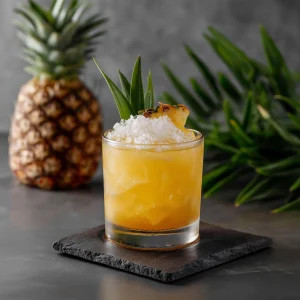 Scorpion med ljus rom, brandy, apelsinjuice, citronjuice, orgeat & sockerlag