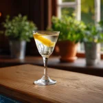 1906 Martini med gin, torr vermouth, orange curacao, orange bitters
