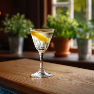 1906 Martini med gin, torr vermouth, orange curacao, orange bitters