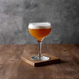 Dizzy Sour med rye whisky, mörk rom, benedictine D.O.M, citronjuice, sockerlag & äggvita