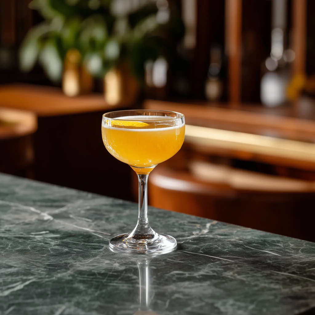 Knight med cognac, orange curacao, grön chartruese & citronjuice