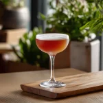 Little Rebel med cognac, applejack. citronjuice, grenadine & äggvita