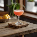 Mañana Daiquiri med ljus rom, apricot brandy, grenadine & citronjuice