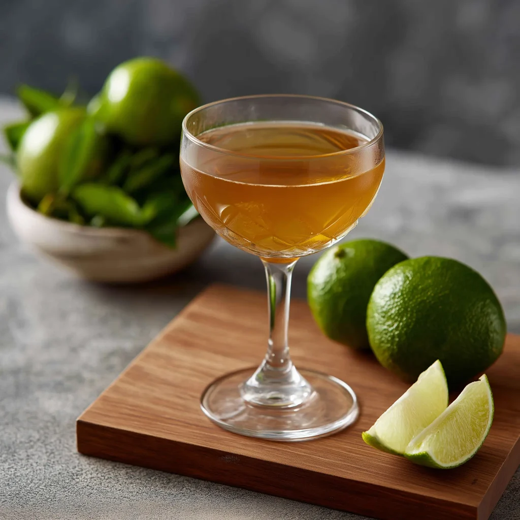 Oriental Cocktail - 1930 med rye whisky, söt vermouth, triple sec & limejuice