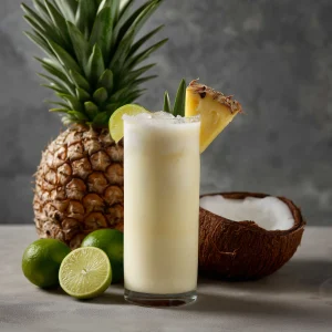 pina colada med rom, ananas, kokos