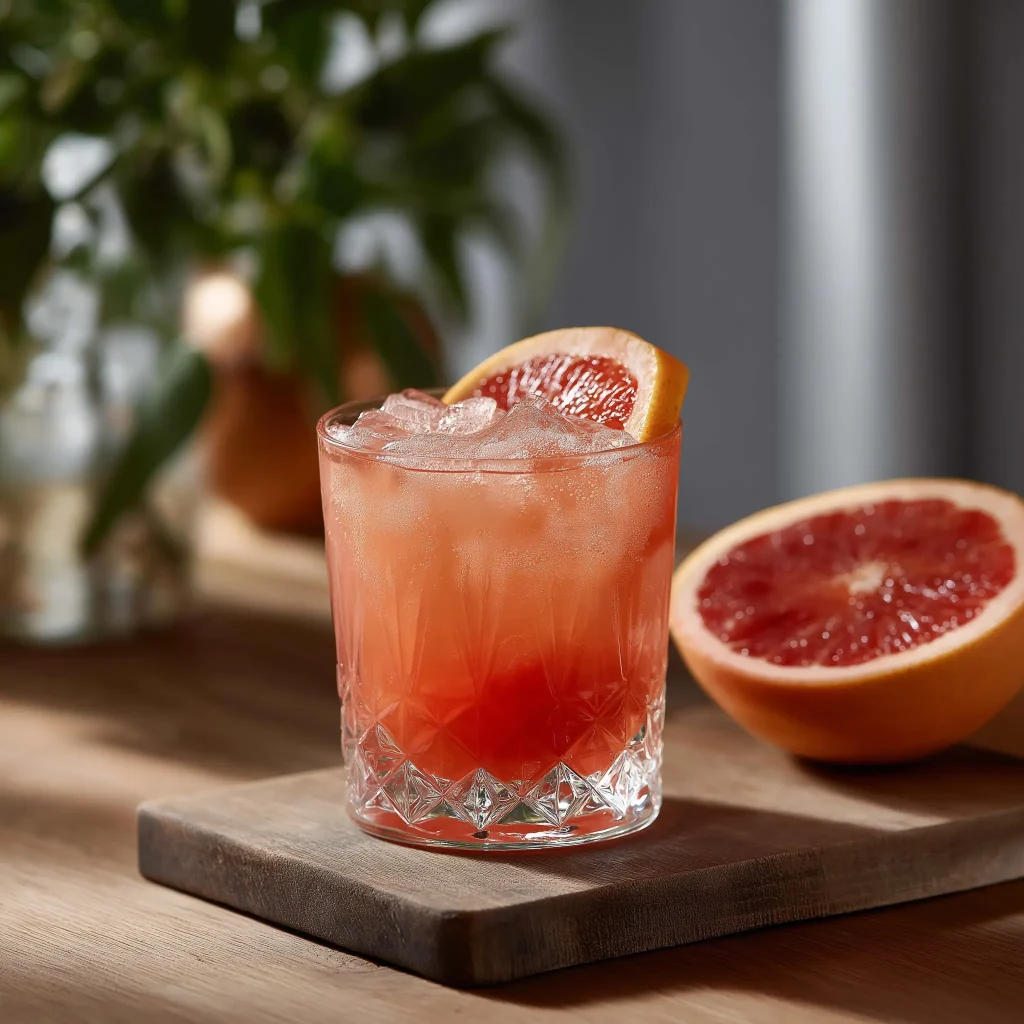 Salmoncito med gin, campari, grapefruktjuice & tonic
