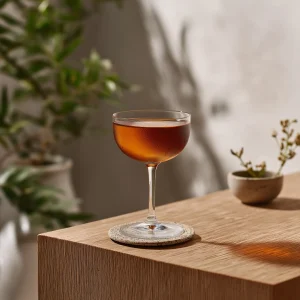 Yacht Club med ljus rom, söt vermouth & apricot brandy