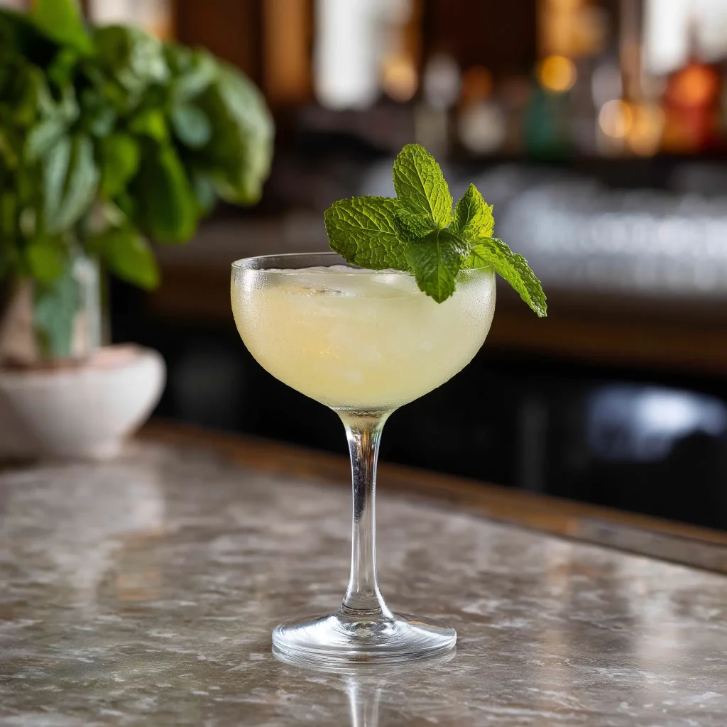 Hi Ladies! med vodka, limejuice, sockerlag & mynta